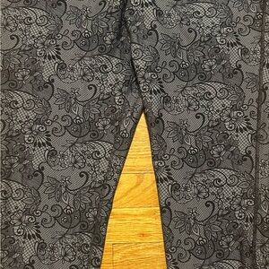 Livi Active Black Floral Track Pants